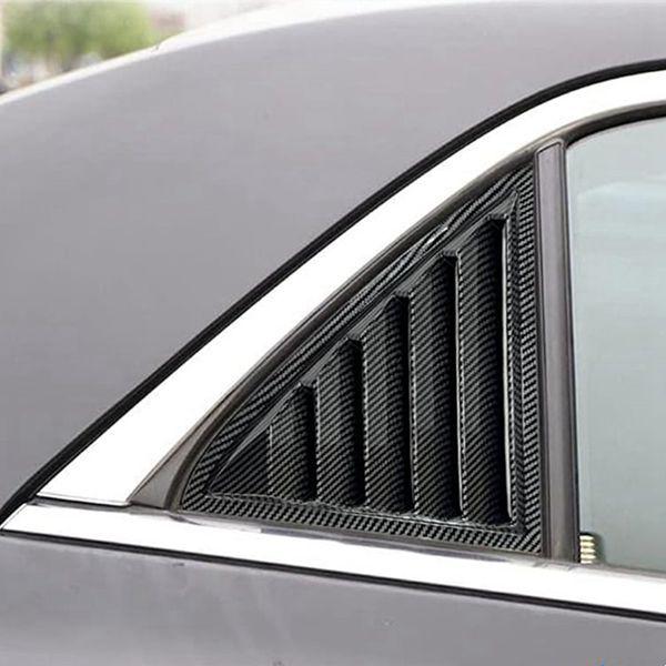 1 Pair ABS Carbon Fiber Window Louver Cover for Chrysler