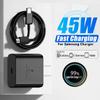 PD 45W USB C Charger For Samsung Galaxy S25 S24 S23 Ultra S22 S21 FE A56 A36 Super Fast Charging Type C Charge Cable Phone Adapter