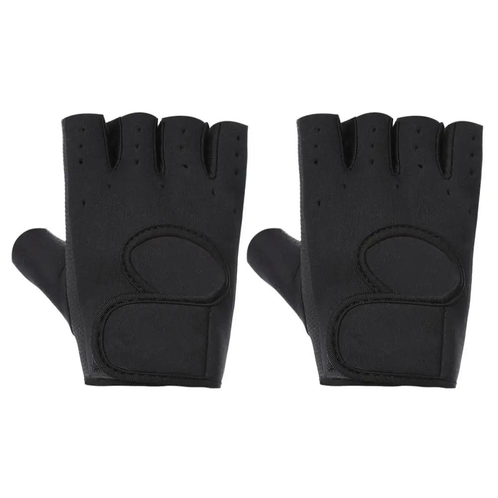 Women Men Fitness Gym Gloves Weightlifting Half Finger Breathable Non-slip Gel Pad Bodybuilding Training Dumbbells Gloves