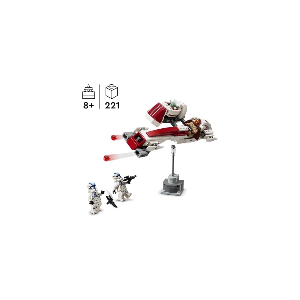 LEGO Star Wars BARC Speeder Escape Toy Building Set for Kids Ages 8-10 Space Theme
