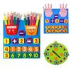 Kid Montessori Toys Felt Finger Numbers Math Toy Children Counting Early Learning For Toddlers Intelligence Development