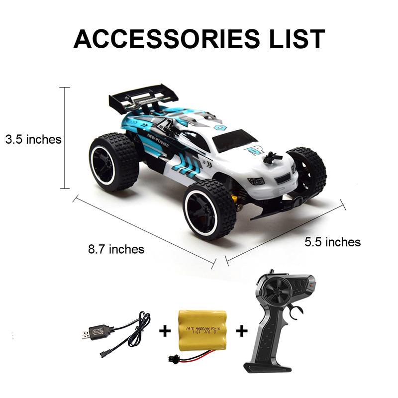 Sinovan RC Car 20 км/ч Высокоскоростная машина с радиоуправлением 1:18 автомобилей с дистанционным управлением, игрушки для детей, подарки для детей, RC Drift