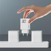 GaN 30W USB-A - USB-C Wall Charger with USB-C Cable - White