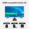 4K HD-совместимый коммутатор 3 входа 1 выход с кнопкой Быстрое переключение Деликатные точные звуковые эффекты Конвертер, совместимый с HDMI