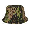 Камуфляжная панама WW2, женская унисекс, модная немецкая военная камуфляжная летняя кепка в рыбацком стиле