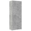 High Cabinet Concrete Grey 70 x 42.5 x 225 cm Particleboard