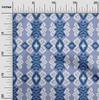 Cotton Flex Fabric Diamond & Swirl Ikat Print Fabric By Yard 40 Inch