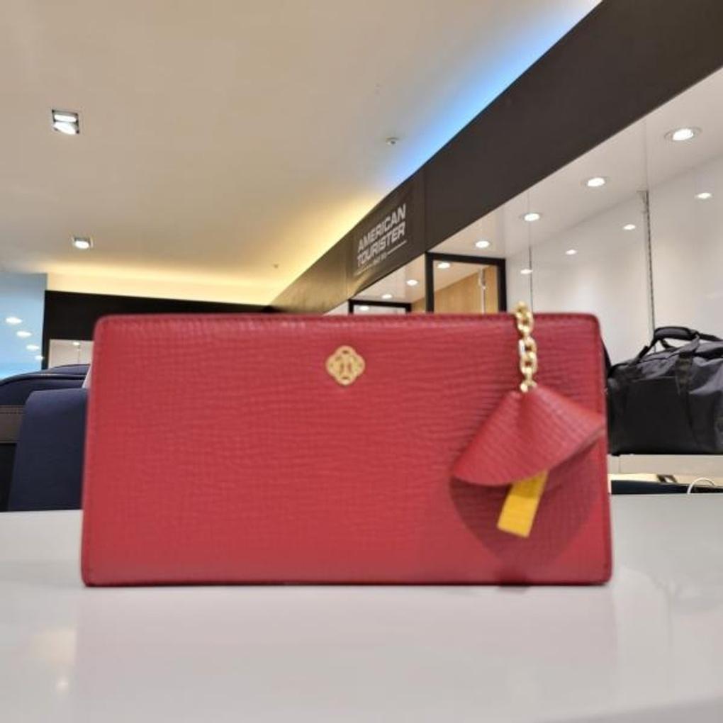 Mari Eclaire store recommended cowhide women's slim luxury long wallet 210418