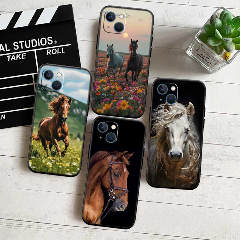 RE28 Fine Horse Новый Высококачественный Чехол-Ракушка для Телефона Redmi Note 13 14 Pro+ Plus A3 A3X 13X 13C 13R 14S 14C 14R
