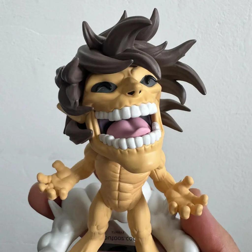 Оригинальная фигурка Эрена Йегера Титана-Основателя из Attack on Titan, 10-летнее юбилейное издание, Модель, Игрушки