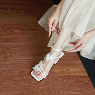 Босоножки-бабочки фея лето фея ветер 2025 новые красивые туфли на шпильке