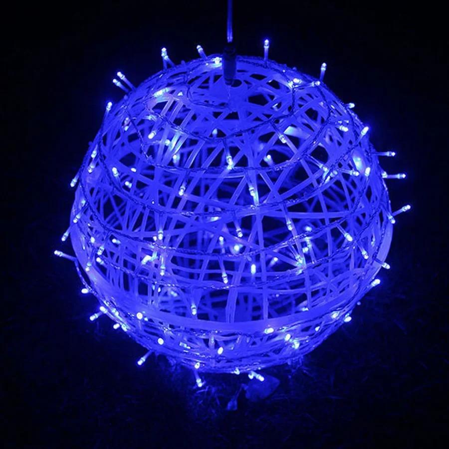 30CM Lantern Ball Fairy String Light Outdoor Globe Ball Hanging Garland Lamp Christmas Tree String Light For Tree Backyard Decor