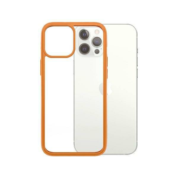 Etui do iPhone 12 Pro Max PanzerGlass ClearCase Pomarańczowy