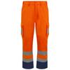 PRORTX Mens Hi-Vis Cargo Trousers