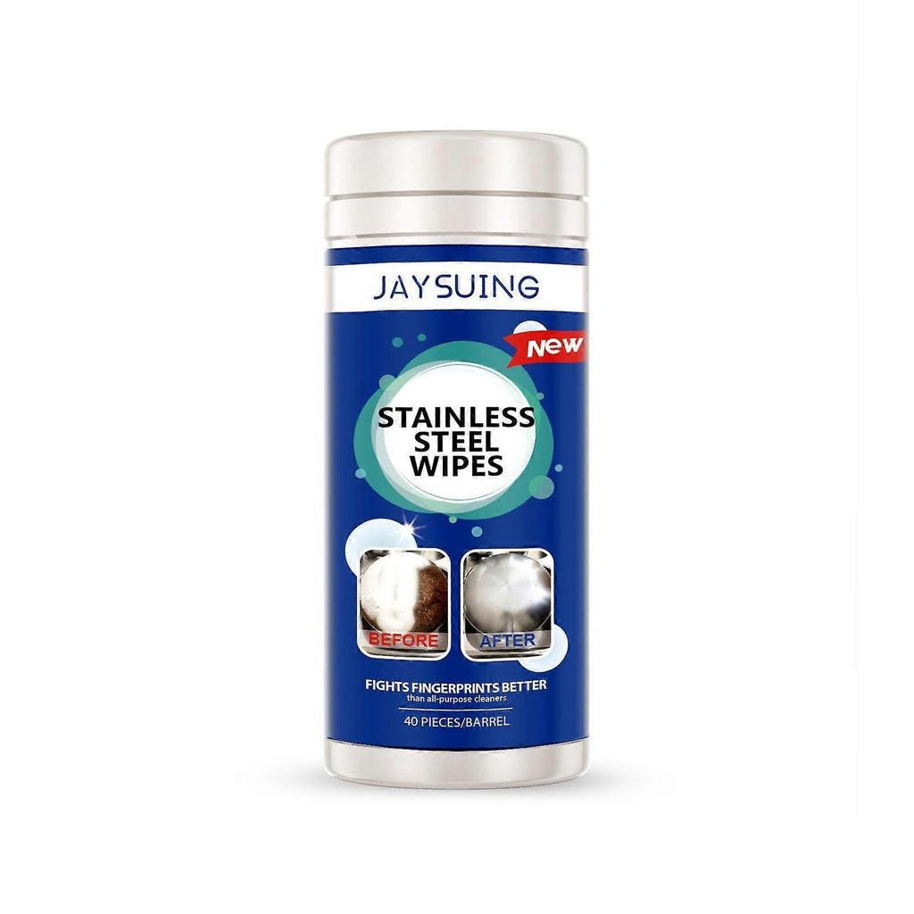 Limited time!!Jaysuing Stainless Steel Wipes Removes Water Spots And Dirt From Kitchen Faucets, Sinks, And Stainless Steel Surfaces