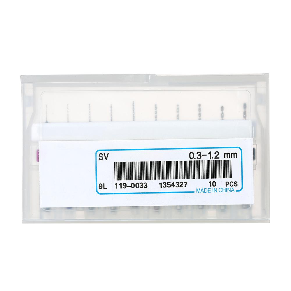 10 шт. набор микро сверл из карбида вольфрама, гравировальные инструменты для печатной платы