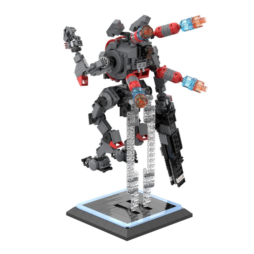 MOC Популярные игры Titanfall 2 Меха Робот Строительные Блоки Модель Титана Вайпера Робот-Боец DIY Кирпичи Конструктор Игрушки Подарок на День Рождения Детей
