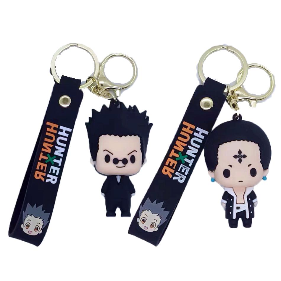 HUNTER X HUNTER Брелок-фигурка Аниме Мультфильм ГОН ФРИКССС Кукла Подвеска Брелок Держатель для ключей автомобиля Аксессуары Украшения Игрушка для детей Подарки
