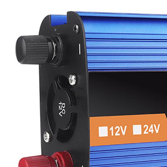 Car Power Inverter Modified Sine Wave Plug Play Digital Display 500W 12/24/36/48V To 220V Car Transformer Adapter for Home