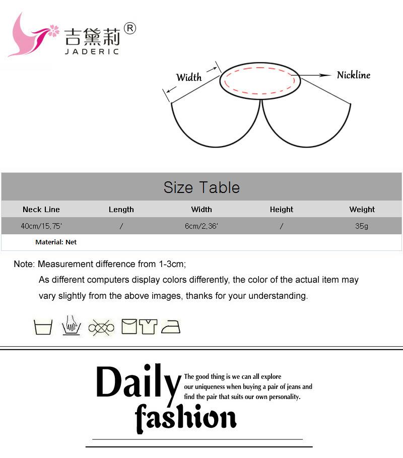 Сетчатый маленький пышный воротник, шарф, воротник-жабо, декоративный фальшивый воротник