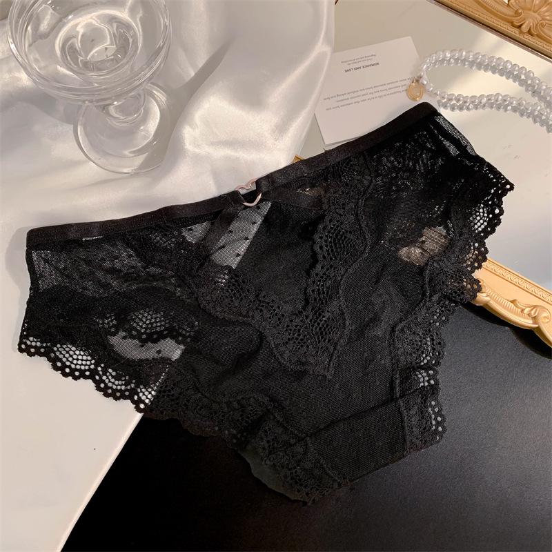 Элегантные кружевные женские бесшовные трусы с низкой посадкой: Дышащий, Тонкий и Стильный