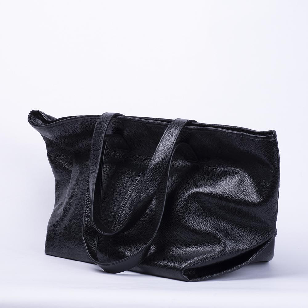 Мягкая женская сумка из натуральной кожи, вместительная женская сумка через плечо для поездок на работу