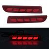 LED Bumper Reflector Lights For Mitsubishi Lancer Evo Evolution ASX Outlander Sport RVR Dynamic Turn Signal Rear Tail Brake Lamp