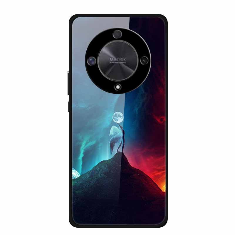 Чехол для Honor X9B X9A 5G Роскошный Закаленное Стекло Жесткая Задняя Крышка для Чехлов Телефона Honor X9A 5G Fundas Honor x 9B X9 B 5G X 9A X9 A