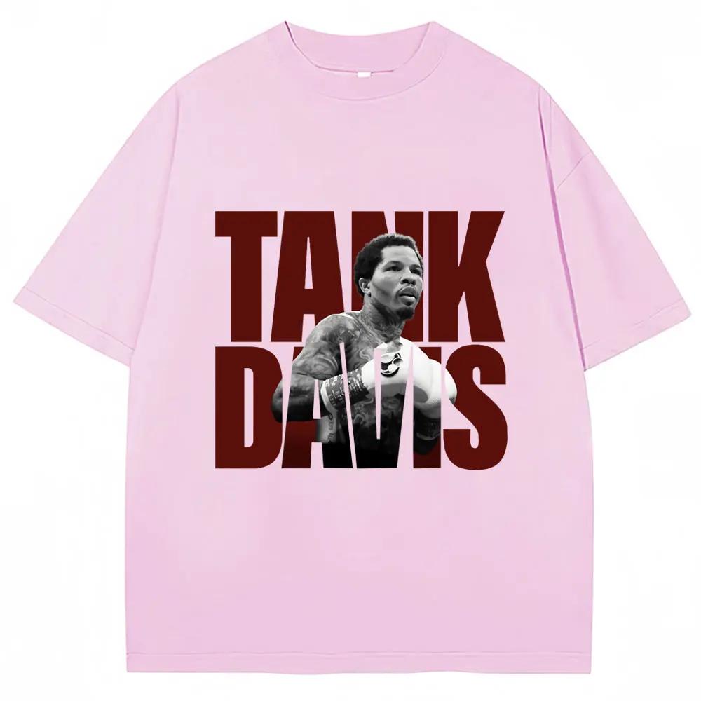 Limted Tank Gervonta Davis Graphic T Shirt Vintage Boxing Champion T Shirts Oversized Unisex Women Cotton Boxer Fans Tee Shirt
