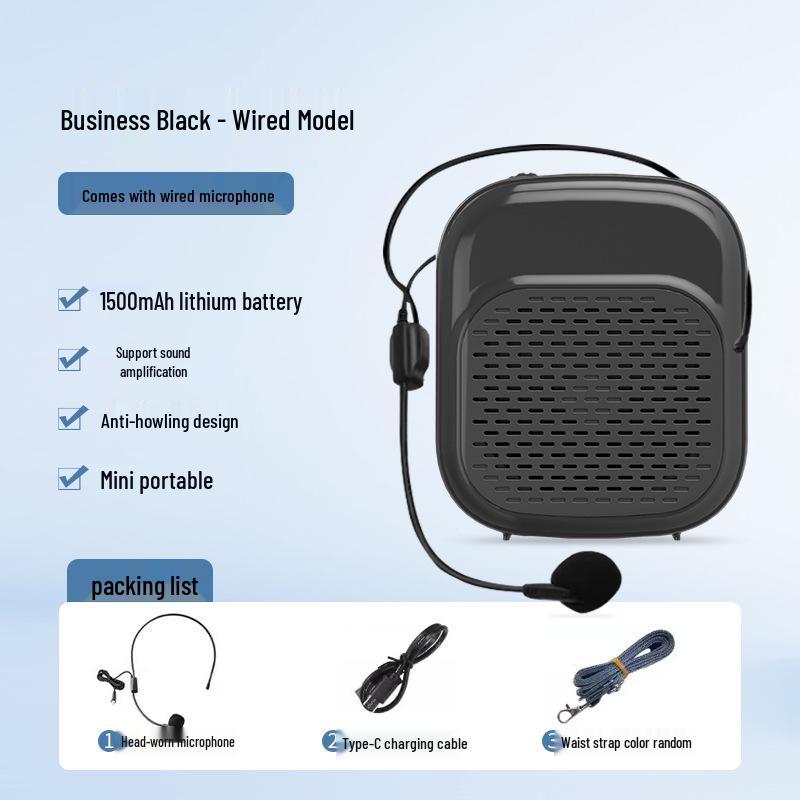 High-Power Wireless Bee Megaphone Headset for Teachers and Tour Guides