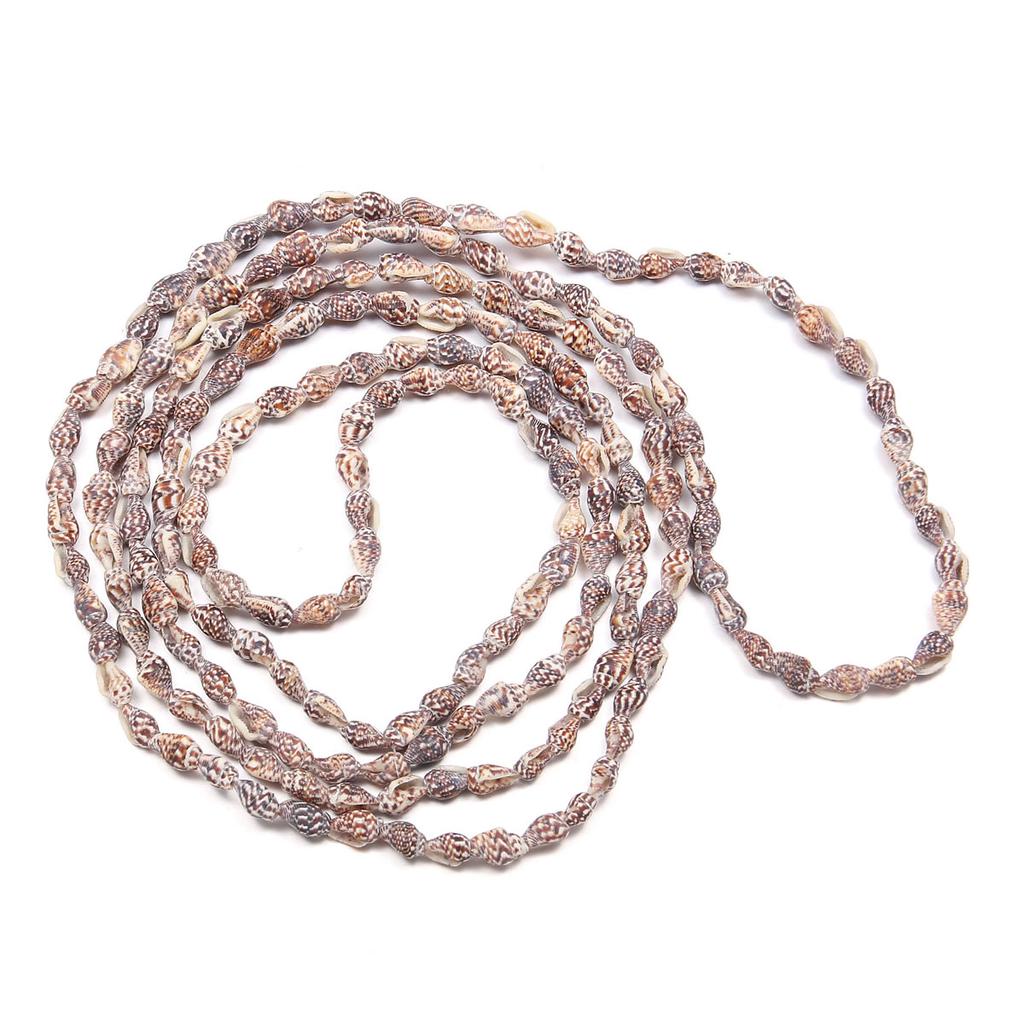 1 нить Бусины-ракушки в форме раковины 6–9 мм Свободные бусины-разделители в морском стиле для изготовления ювелирных изделий своими руками Идеальные браслеты, ожерелья и подвески 150 см