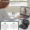 3-в-1 AI Наушники-переводчик 140 Языков Шумоподавление Bluetooth 5.3 Гарнитура Умные Голосовые Наушники для Перевода в Реальном Времени