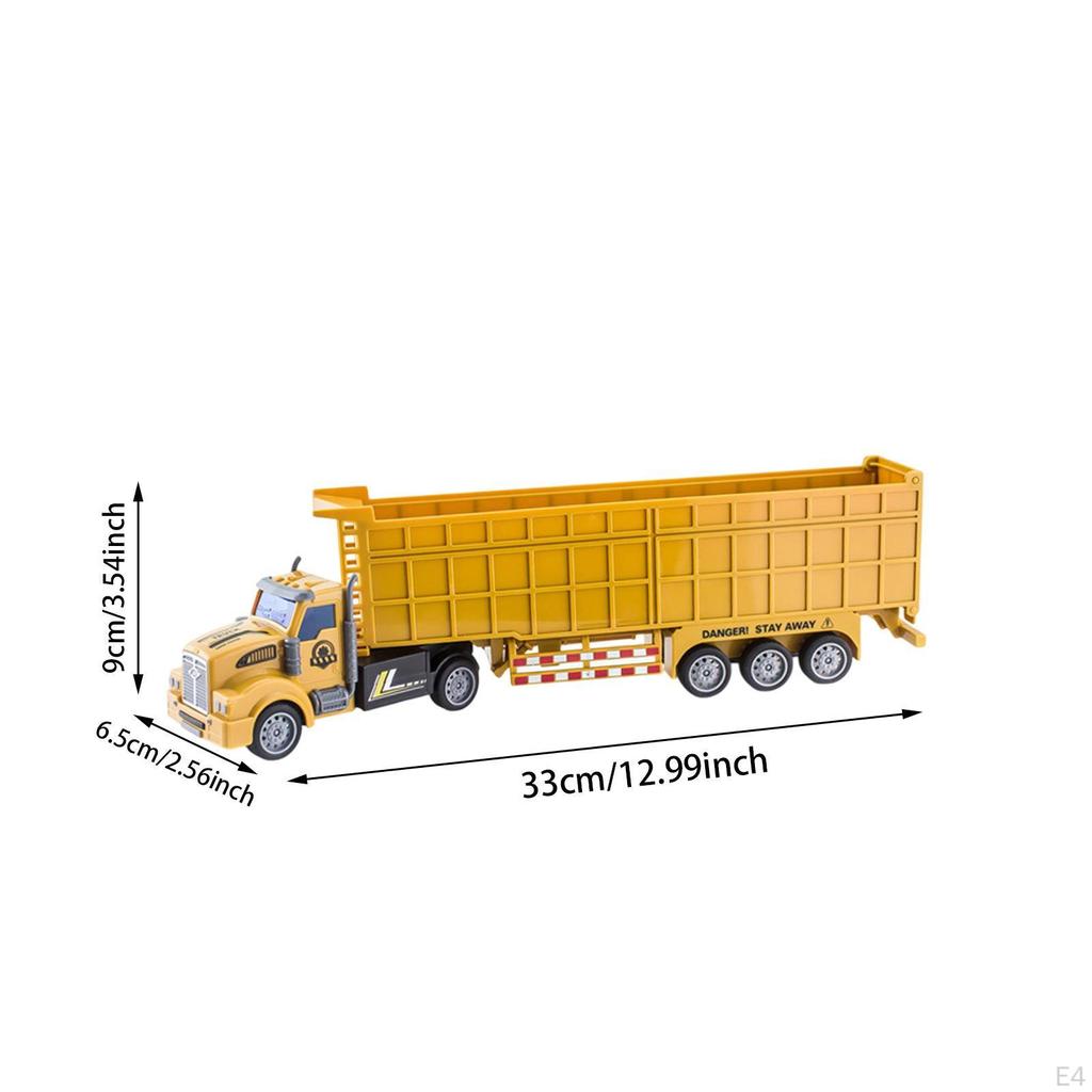 Собранная модель грузовика-перевозчика, универсальный, легко собираемый полуприцеп для транспортировки в помещении