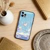 Cartoon Cute Axolotl Colorful Soft Silicone Black Cover,Phone Case For iPhone 17,16,15,14,13,12,11 Plus,Pro Max,XS