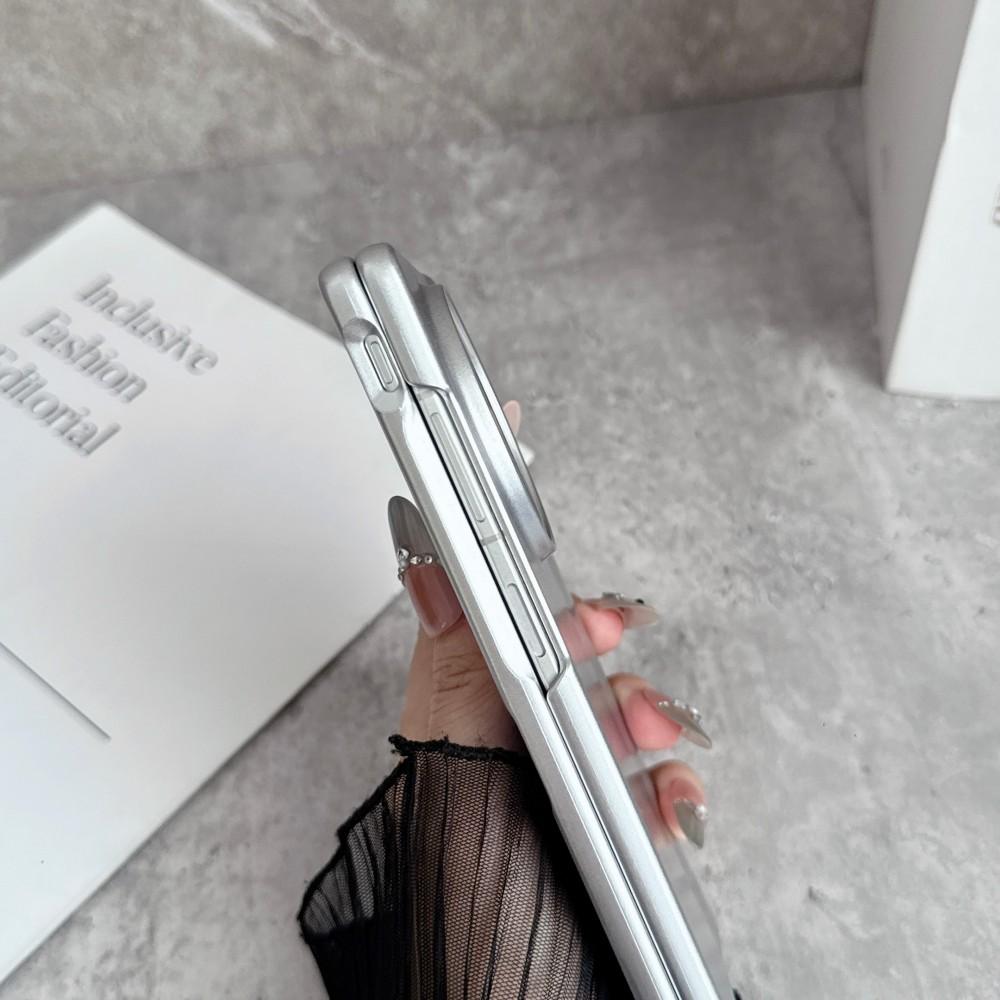 Fashion Plating Solid Color PC Hinge Protector Case for VIVO X Fold 6 5 3 3Pro Back Skin Feel Front Screen Glass Anti-drop Cover