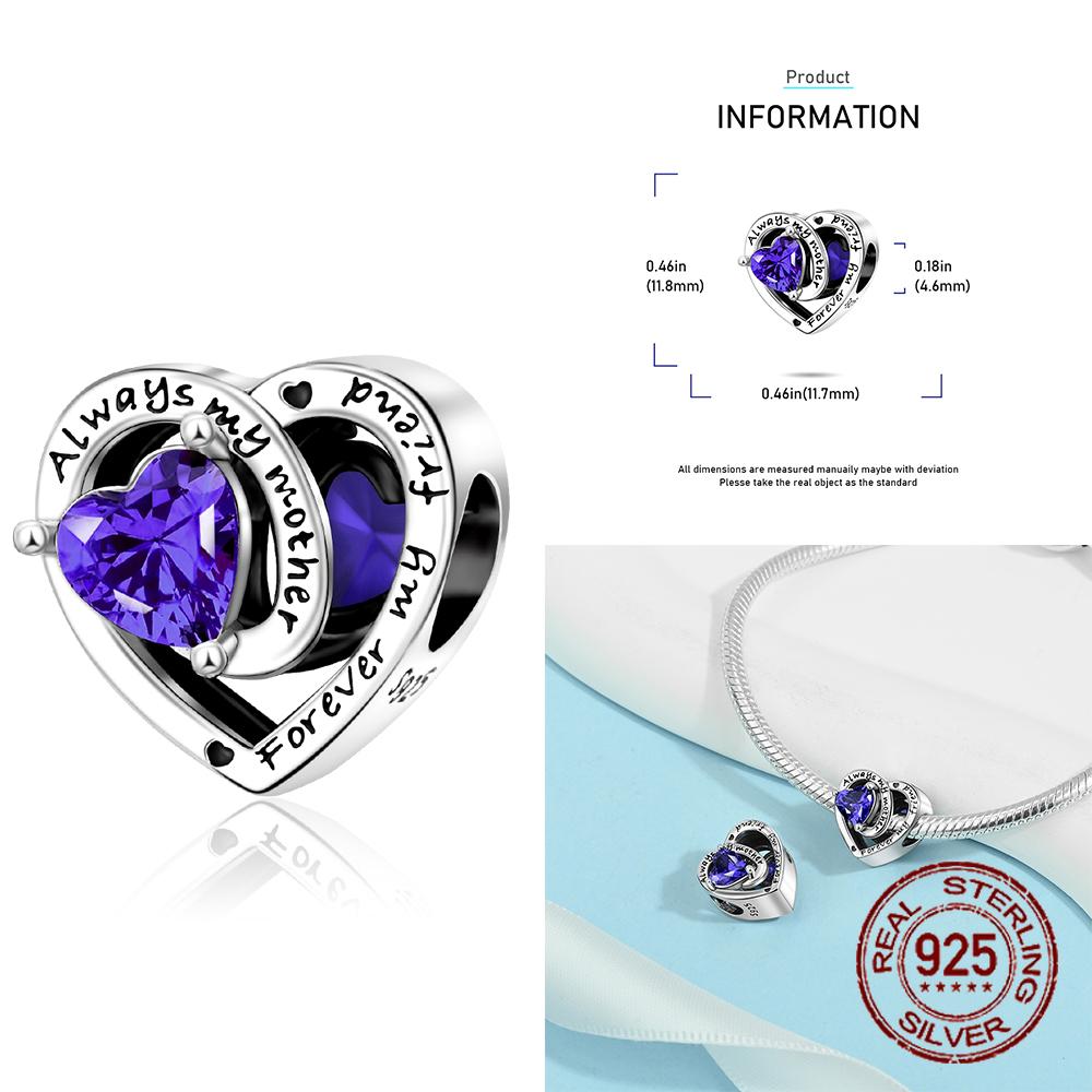 Медные шармы-подвески в виде морской черепахи с камнями-талисманами по месяцам рождения, подходят для оригинального браслета для женщин, ювелирные изделия