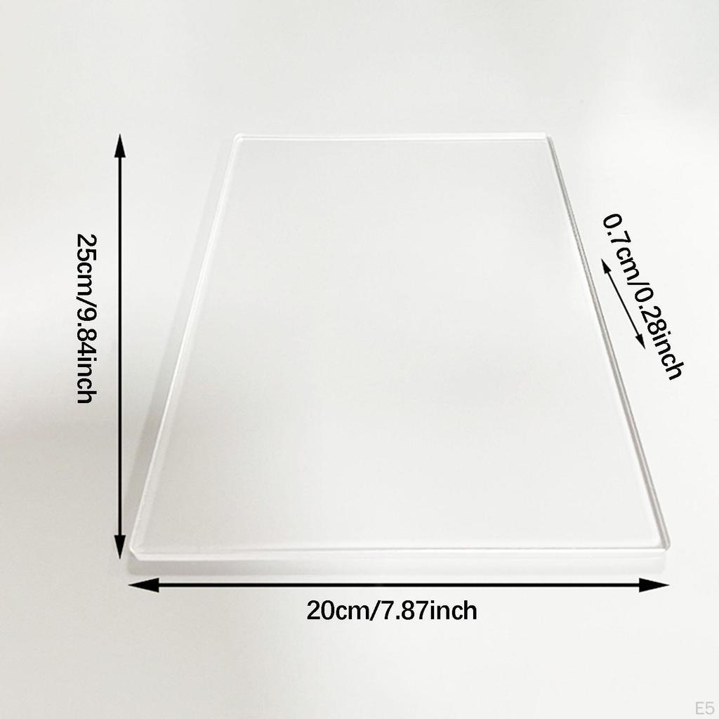 Gel Printing Plate Monoprinting Print Sturdy Lightweight,for Mixed Media Card Making