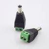 10pcs 5.5 X 2.1mm DC Male Power Adapter Jack Connector Plug BNC Connector for CCTV Camera Led Lighting Strip