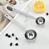 Stainless Steel Coffee Scoop, Tablespoon Measuring Spoon Long Handle Coffee Spoon for Kitchen Cafe Making