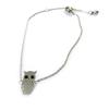 [N9336] - Black Silver 'Carmen' Bracelet (owl)