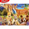 Diamond Painting Bear Full Square Drill Handmade Gift 5D DIY Diamond Embroidery Animal Mosaic Tiger Decor For Home