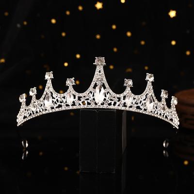 Свадебные украшения Корейские свадебные аксессуары хрустальная детская корона принцесса тиара сплав горный хрусталь ободок корона
