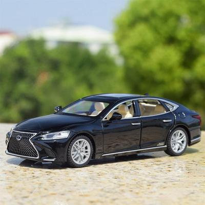 Toyota Lexus LS500H Лимузин Симуляция Литой и Игрушечный Транспорт Звуки и Свет Инерционная Машина 1:32 Подарки из сплава для детей