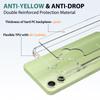 For Samsung Galaxy A06 4G Clear Phone Case TPU+Acrylic Shockproof Phone Back Cover