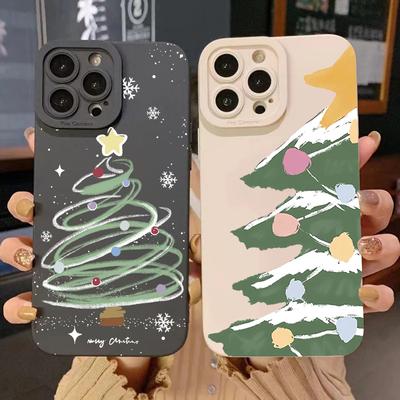 Рождественская елка новогодние подарки силиконовый чехол для телефона Samsung Galaxy A14 A34 A54 A13 A23 A33 S23 Ultra S22 Plus S21 S20 FE чехол