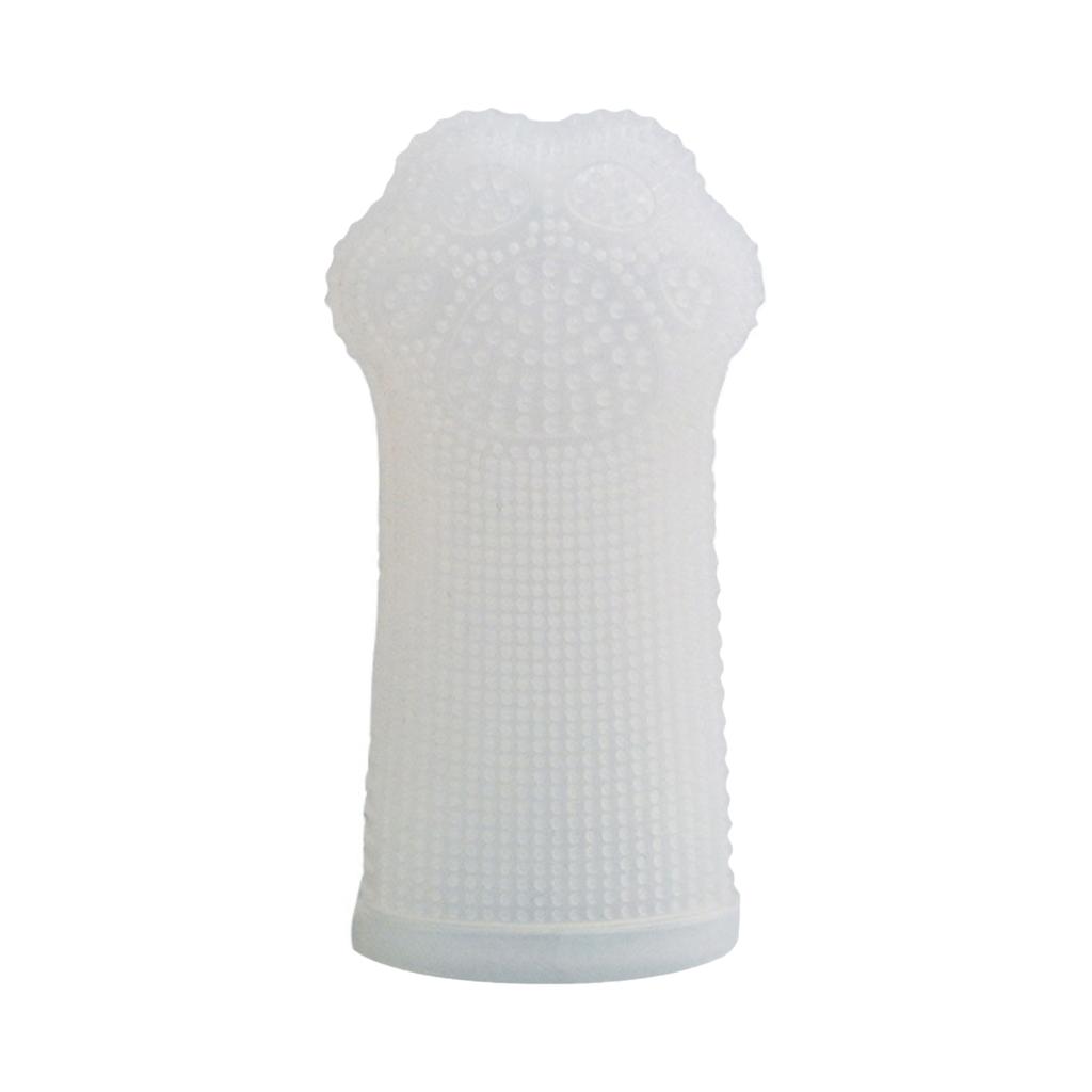 Силиконовая зубная щетка для домашних животных, зубная щетка-напальчник для кошек и собак, накладка-напальчник для чистки полости рта питомца