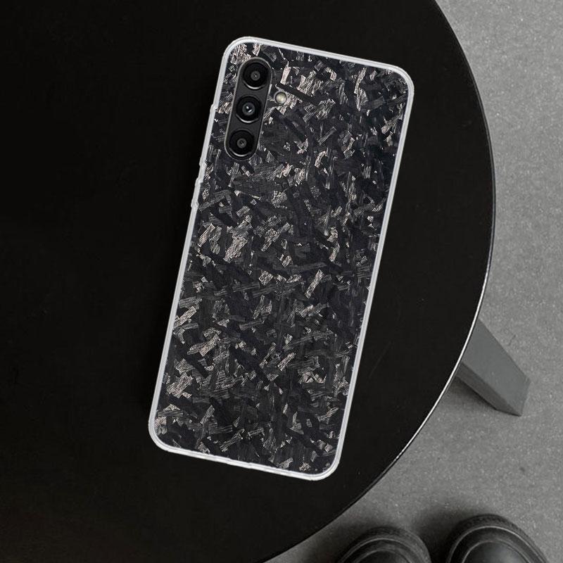 Чехол-накладка с узором из кованого карбона для Samsung Galaxy A17 A16 A26 A36 A56 A57 A37 A15 A25 A35 A55 A14 A24 A34 A54 A13 A23 A3