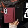Для Samsung Galaxy Z Fold 8 Чехол Роскошный ПУ Магнитный Беспроводная Зарядка Защитный Задний Чехол-Крышка Для Z Fold 8 Ультра Чехол для Телефона