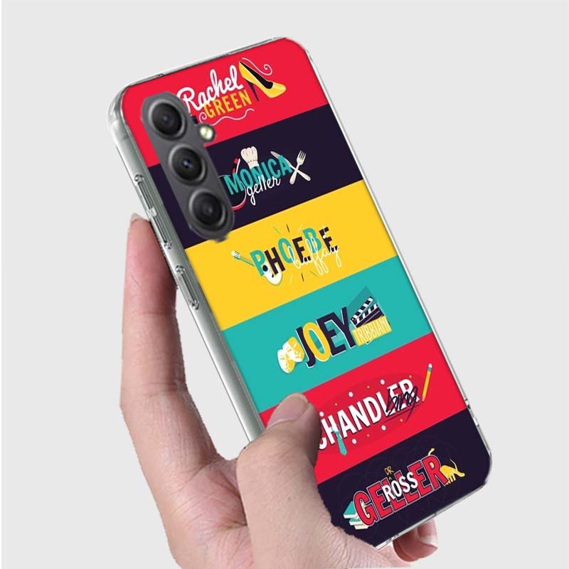 Friends TV Show Purple Door Phone Case For Samsung A17 A56 A55 A35 A36 A26 A25 A15 A16 Galaxy Note 20 10 9 8 A70 A50 A40 A30 A20