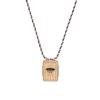 Accessories Square Brand Bohemian Literary Retro Style Tarot Necklace Women'S Rope Long Necklace